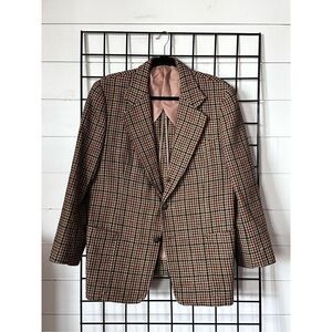 Men's Checkered Blazer